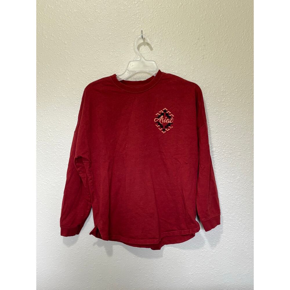 Women’s Ariat Oversized Fit Long Sleeve T-shirt Shirt Top, size M Medium